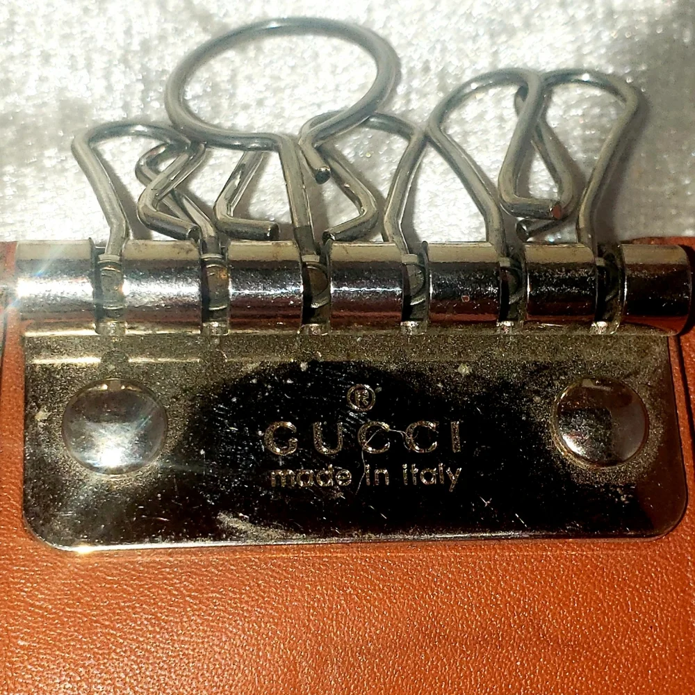 Gucci Vintage GG Guccissima 6 Key Leather Key Wallet - Host Pick - Picture 7 of 17